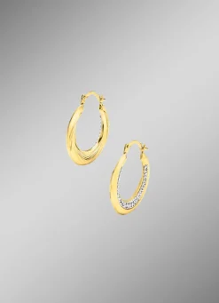 Sale Vielseitige Creolen, beidseitig tragbar Damen Ohrschmuck
