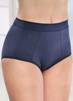 Viererpack Formslips mit verstärkter Bauchpartie Damen Slips|Miederhosen