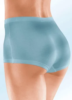 Outlet Viererpack Pants mit Gummizug im Bund Damen Slips