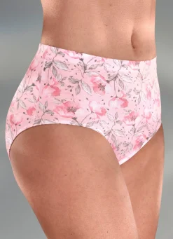 Best Viererpack Slip mit Floraldruck Damen Slips