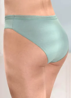 New Viererpack Slips mit dekorativem Elastikbund Damen Slips