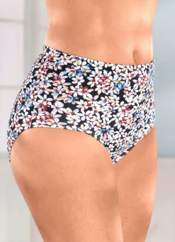 Best Viererpack Slips mit farbbrillantem Blümchendessin Damen Slips