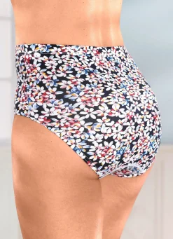 Best Viererpack Slips mit farbbrillantem Blümchendessin Damen Slips