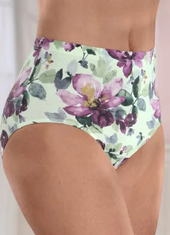 Outlet Viererpack Slips mit Gummizug Damen Slips
