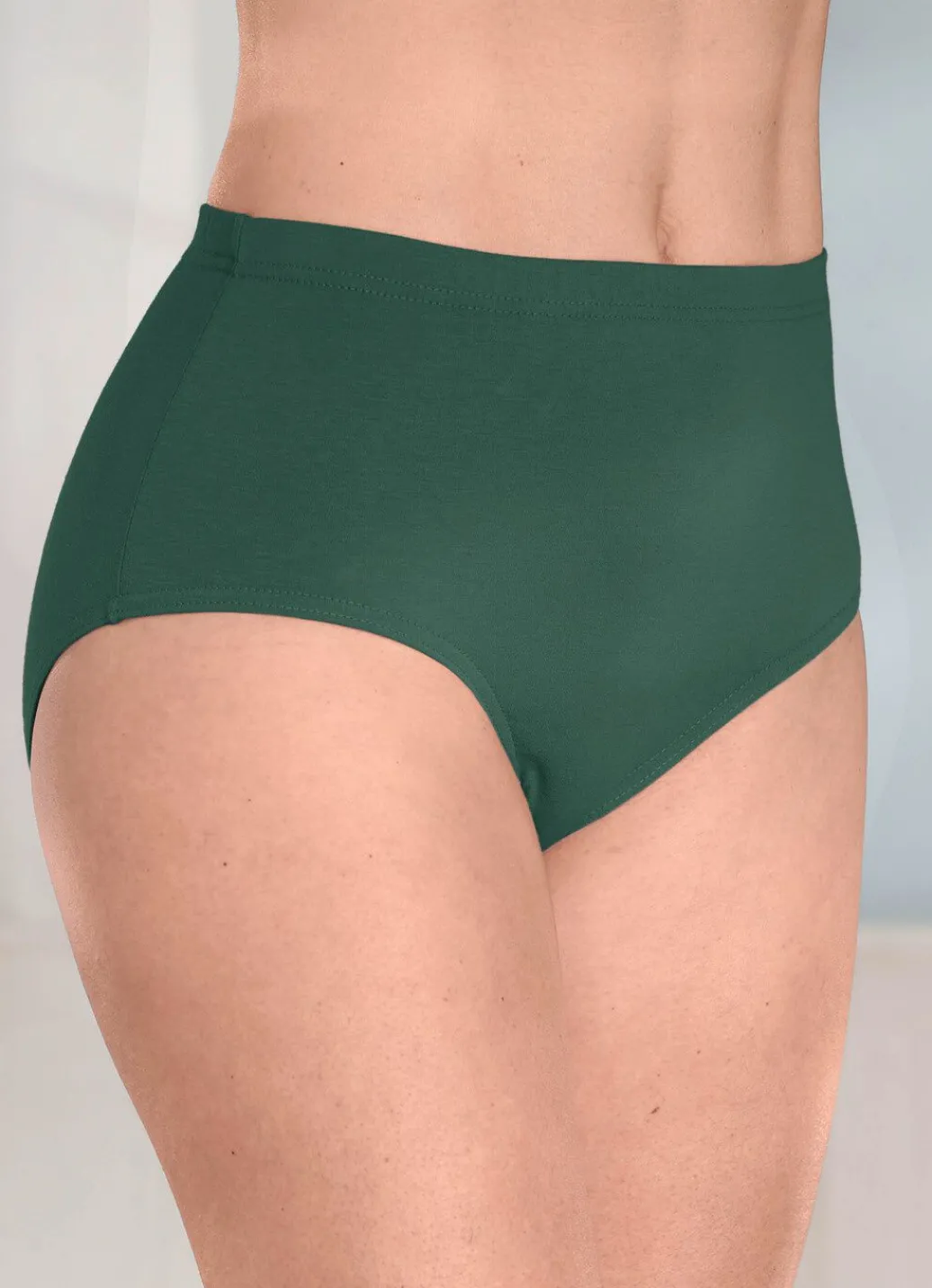 New Viererpack Slips mit Gummizug im Bund Damen Slips