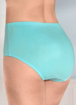 New Viererpack Slips mit Gummizug im Bund Damen Slips
