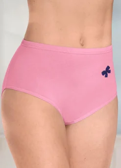 New Viererpack Slips mit Gummizug im Bund Damen Slips