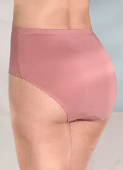 Hot Viererpack Slips mit Gummizug im Bund Damen Slips