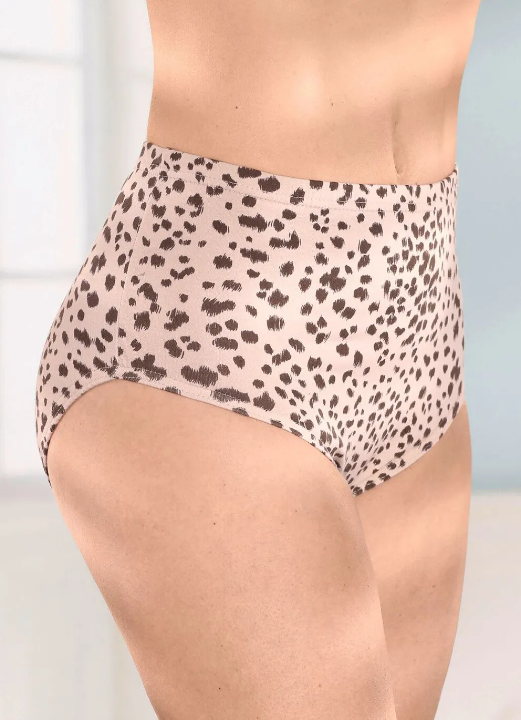 New Viererpack Slips mit Gummizug im Bund Damen Slips