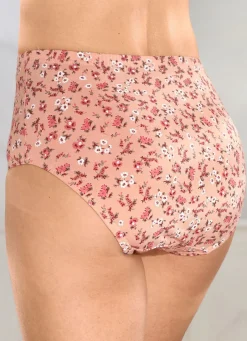 Outlet Viererpack Slips mit Gummizug Damen Slips