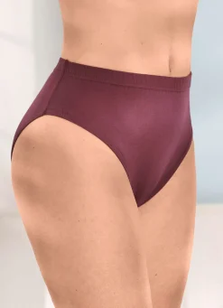 Best Viererpack Slips mit Gummizug im Bund Damen Slips