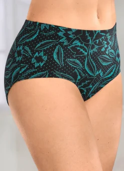 Hot Viererpack Slips mit hübschem Druckdessin Damen Slips