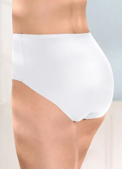 New Viererpack Slips mit Rippenstruktur Damen Slips
