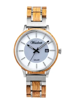 Best Waidzeit Solar-Herrenuhr SLB02W Herren Funkuhren