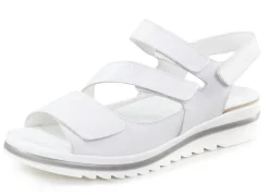 Outlet Waldläufer, bequeme Damen-Sandalen, Weite H, mit herausnehmbarem Fußbett Damen Sandalen