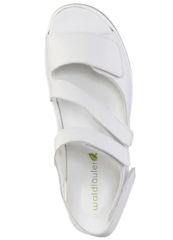 Outlet Waldläufer, bequeme Damen-Sandalen, Weite H, mit herausnehmbarem Fußbett Damen Sandalen