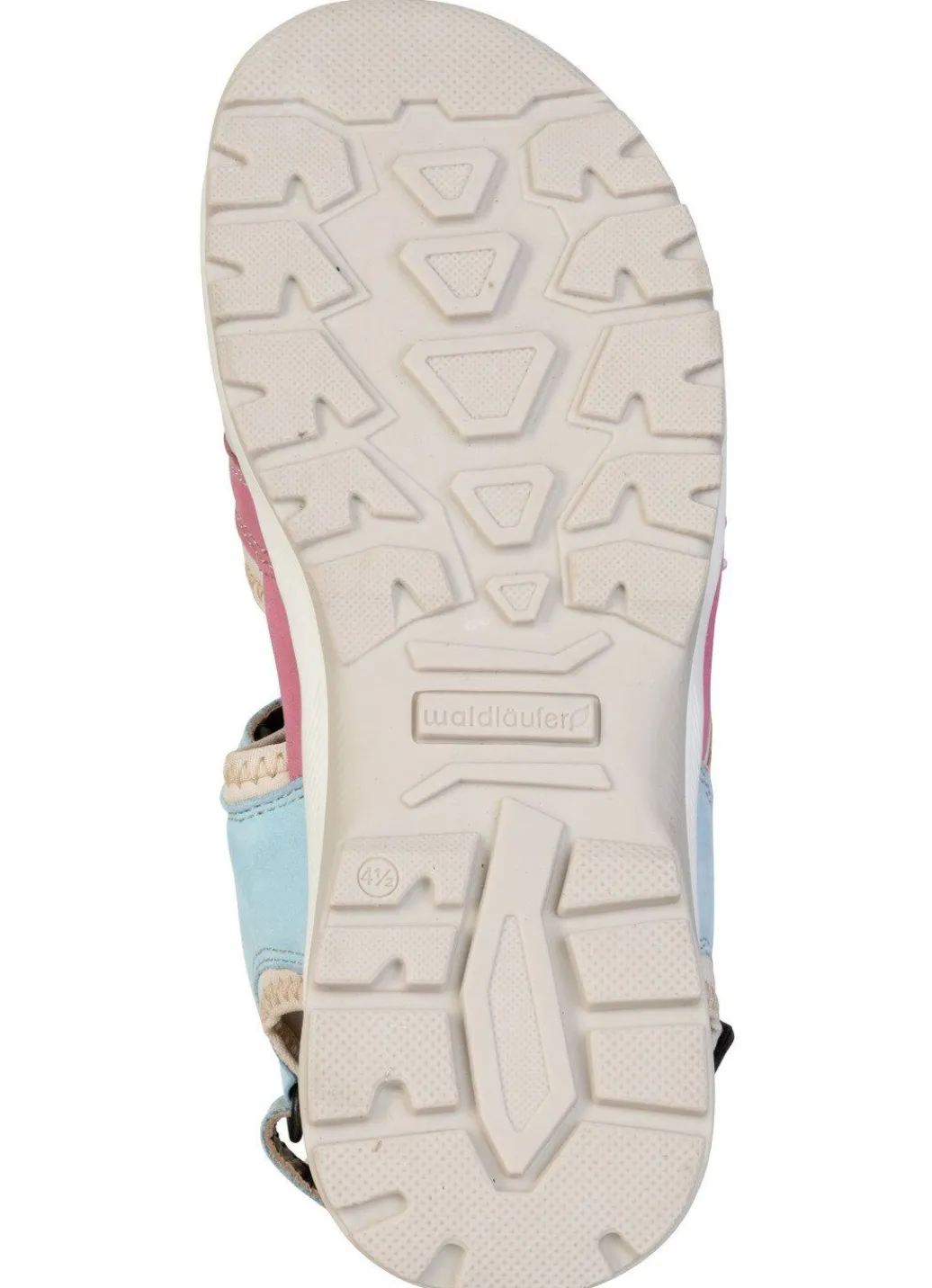 New Waldläufer, bequeme Damen-Sandalen, Weite H, mit herausnehmbarem Fußbett Damen Sandalen