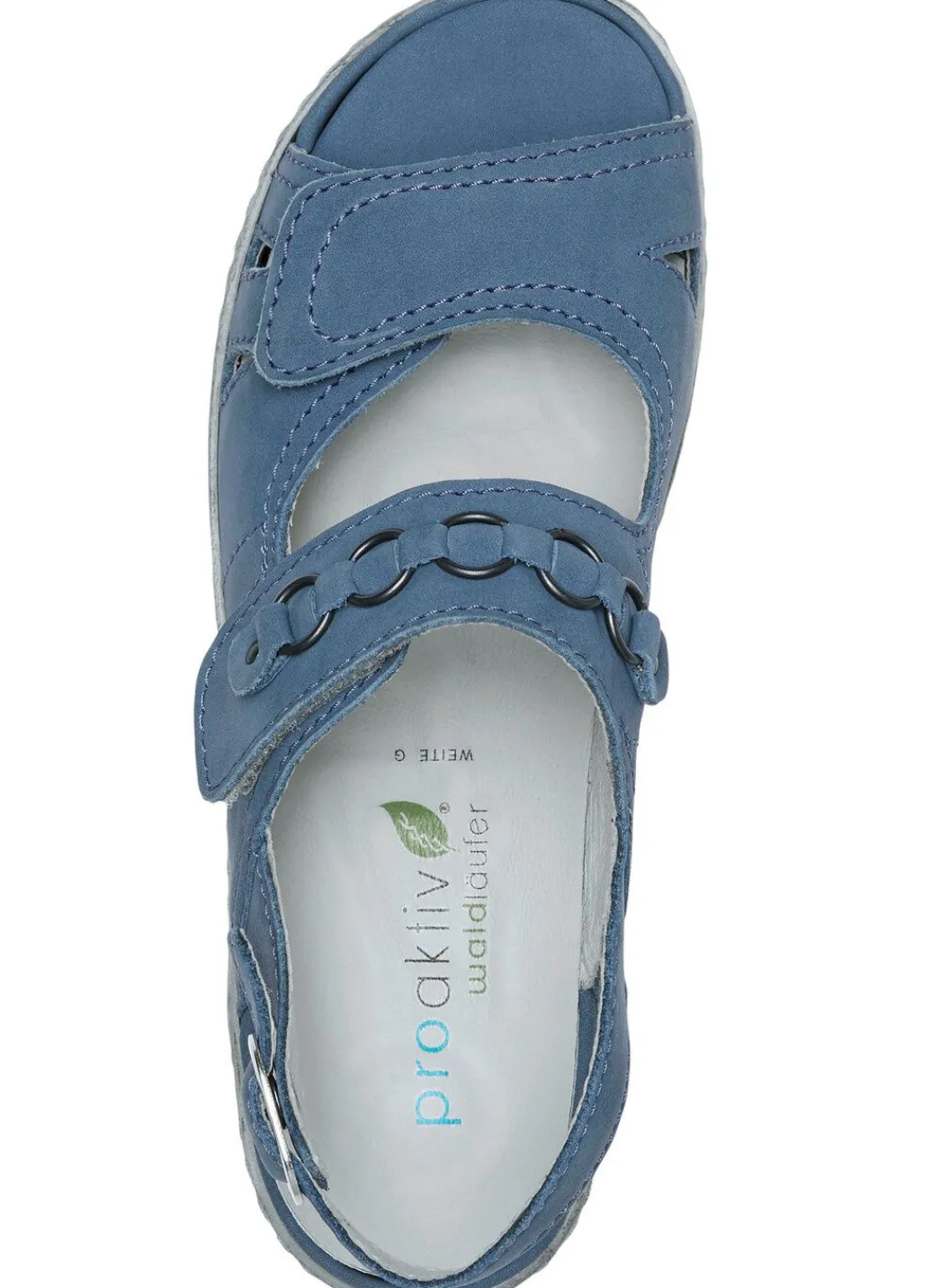 Clearance Waldläufer, bequeme Damen-Sandalen, Weite G, mit herausnehmbarem Fußbett Damen Sandalen