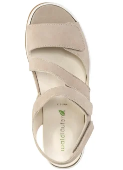 Clearance Waldläufer, bequeme Damen-Sandalen, Weite H, mit herausnehmbarem Fußbett Damen Sandalen