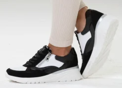 Best Waldläufer, bequeme Damen-Schnürschuhe, Weite H, mit herausnehmbarem Fußbett Damen Sneaker & Sportschuhe|Schnürschuhe