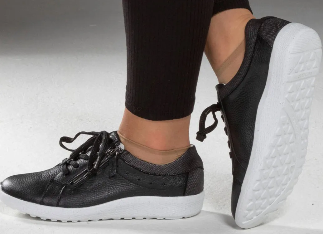 Outlet Waldläufer, bequeme Damen-Schnürschuhe, Weite K, mit herausnehmbarem Fußbett Damen Sneaker & Sportschuhe|Schnürschuhe