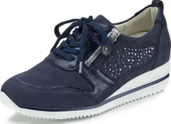 Best Waldläufer, bequeme Damen-Schnürschuhe, Weite H, mit herausnehmbarem Fußbett Damen Sneaker & Sportschuhe|Schnürschuhe
