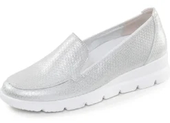 Hot Waldläufer, bequeme Damen-Slipper, Weite H, mit herausnehmbarem Fußbett Damen Slipper