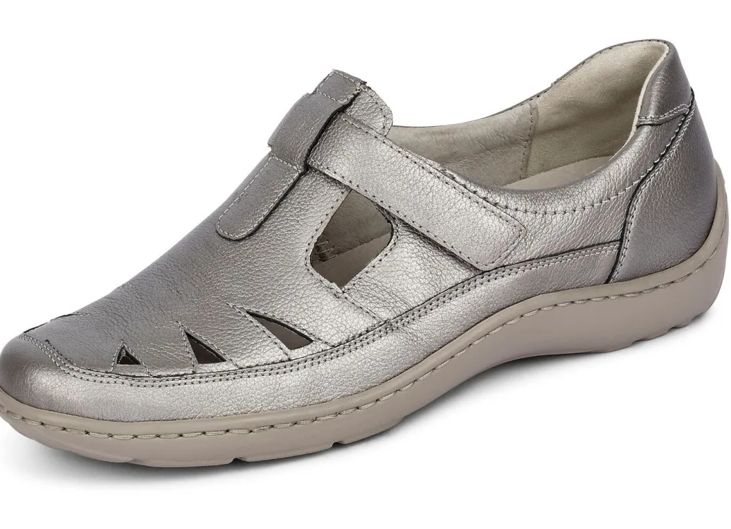 Hot Waldläufer, bequeme Damen-Slipper, Weite H, mit herausnehmbarem Fußbett Damen Sneaker & Sportschuhe|Slipper