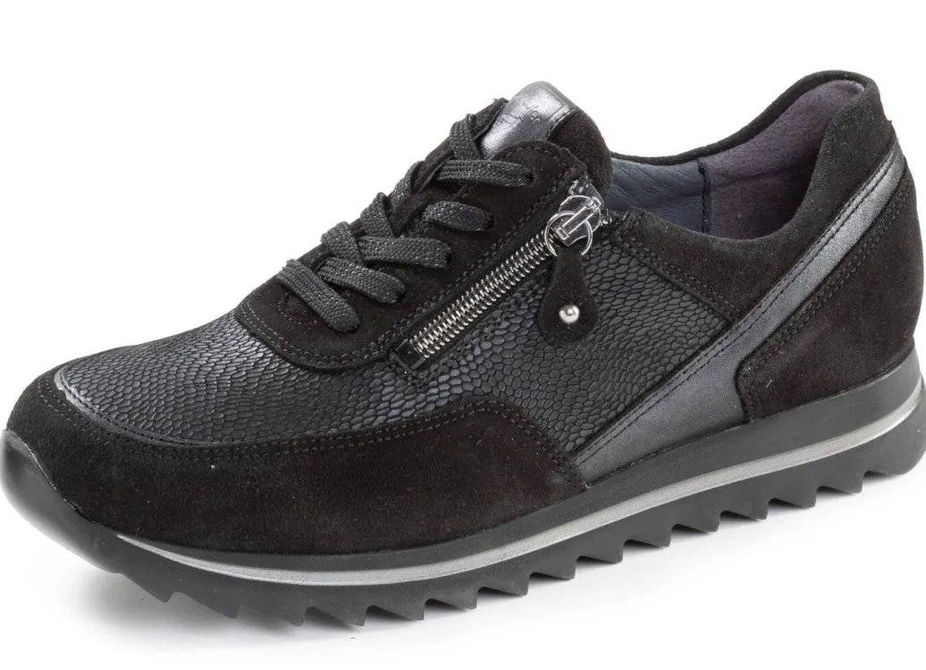 Sale Waldläufer, bequeme Damen-Sneaker, Weite H, mit herausnehmbarem Fußbett Damen Sneaker & Sportschuhe|Schnürschuhe