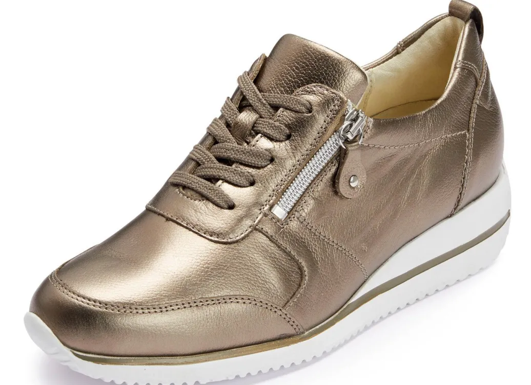 New Waldläufer, bequeme Damen-Sneaker, Weite H, mit herausnehmbarem Fußbett Damen Sneaker & Sportschuhe|Schnürschuhe