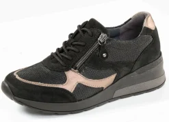 Hot Waldläufer, bequeme Damen-Sneaker, Weite H, mit herausnehmbarem Fußbett Damen Sneaker & Sportschuhe|Schnürschuhe