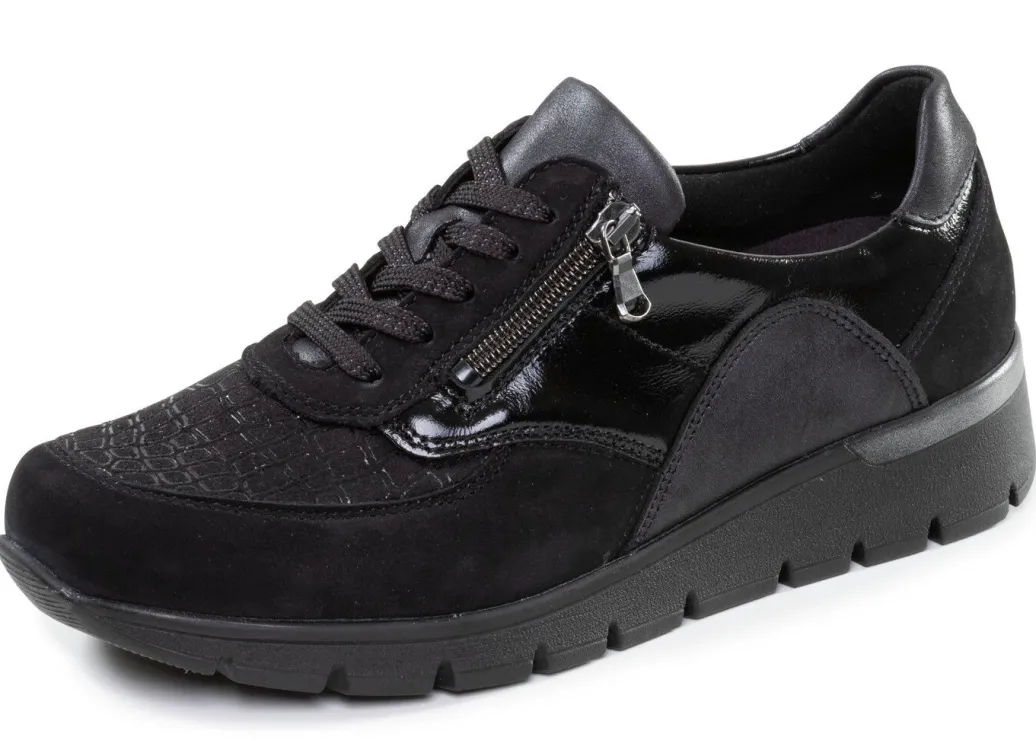 Clearance Waldläufer, bequeme Damen-Sneaker, Weite K, mit herausnehmbarem Fußbett Damen Sneaker & Sportschuhe|Schnürschuhe