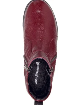 Outlet Waldläufer, bequeme Damen-Stiefeletten, Weite H, aus Hirschleder Damen Stiefel & Stiefeletten