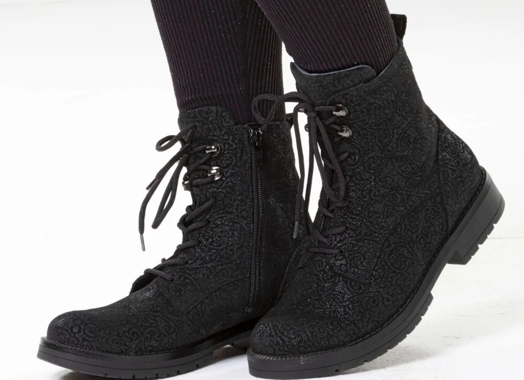 Hot Waldläufer, bequeme Damen-Stiefeletten, Weite G, mit herausnehmbarem Fußbett Damen Stiefel & Stiefeletten