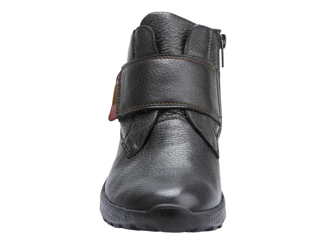 Best Waldläufer, bequeme Damen-Stiefeletten, Weite H, mit herausnehmbarem Fußbett Damen Stiefel & Stiefeletten
