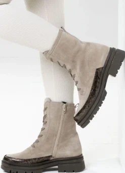 Hot Waldläufer, bequeme Damen-Stiefeletten, Winterschuhe, Weite H, mit herausnehmbarem Fußbett Damen Winterschuhe|Stiefel & Stiefeletten