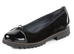 Best Waldläufer, elegante Damen-Ballerinas, Weite H, mit herausnehmbarem Fußbett Damen Ballerinas