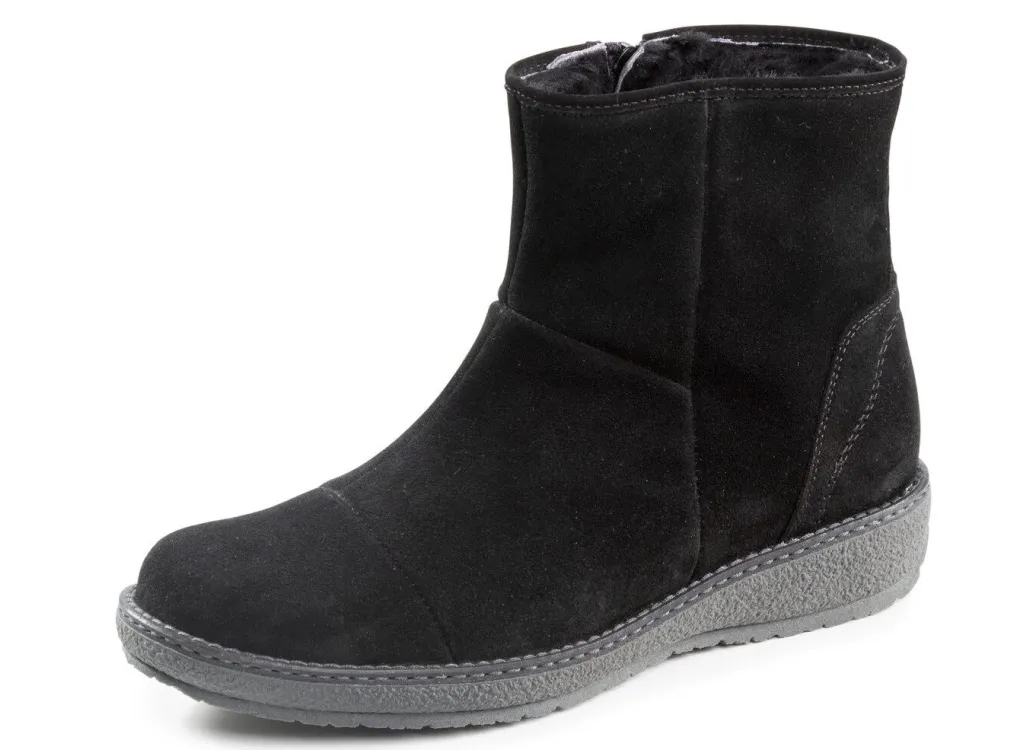 New Waldläufer, gefütterte Damen-Boots, Winterschuhe, Weite H, mit Lammfell Damen Winterschuhe|Stiefel & Stiefeletten