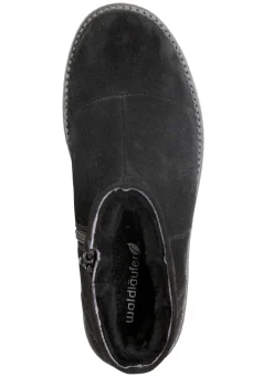 New Waldläufer, gefütterte Damen-Boots, Winterschuhe, Weite H, mit Lammfell Damen Winterschuhe|Stiefel & Stiefeletten