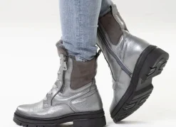 Clearance Waldläufer, gefütterte Damen-Stiefeletten, Winterschuhe, Weite H, mit Lammfell Damen Winterschuhe|Stiefel & Stiefeletten