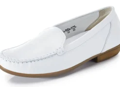 Hot Waldläufer Mokassin-Slipper aus edlem Rind-Nappaleder Damen Slipper