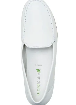 Hot Waldläufer Mokassin-Slipper aus edlem Rind-Nappaleder Damen Slipper