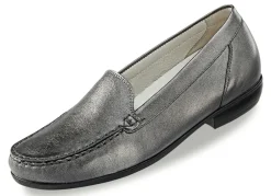Sale Waldläufer Mokassin-Slipper aus edlem Rind-Nappaleder Damen Slipper