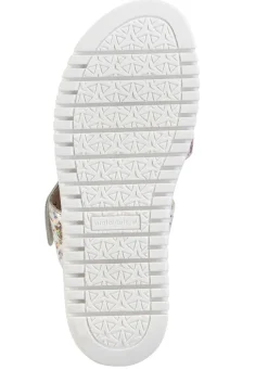 Clearance Waldläufer Sandale aus glänzend bedrucktem Nubukleder Damen Sandalen