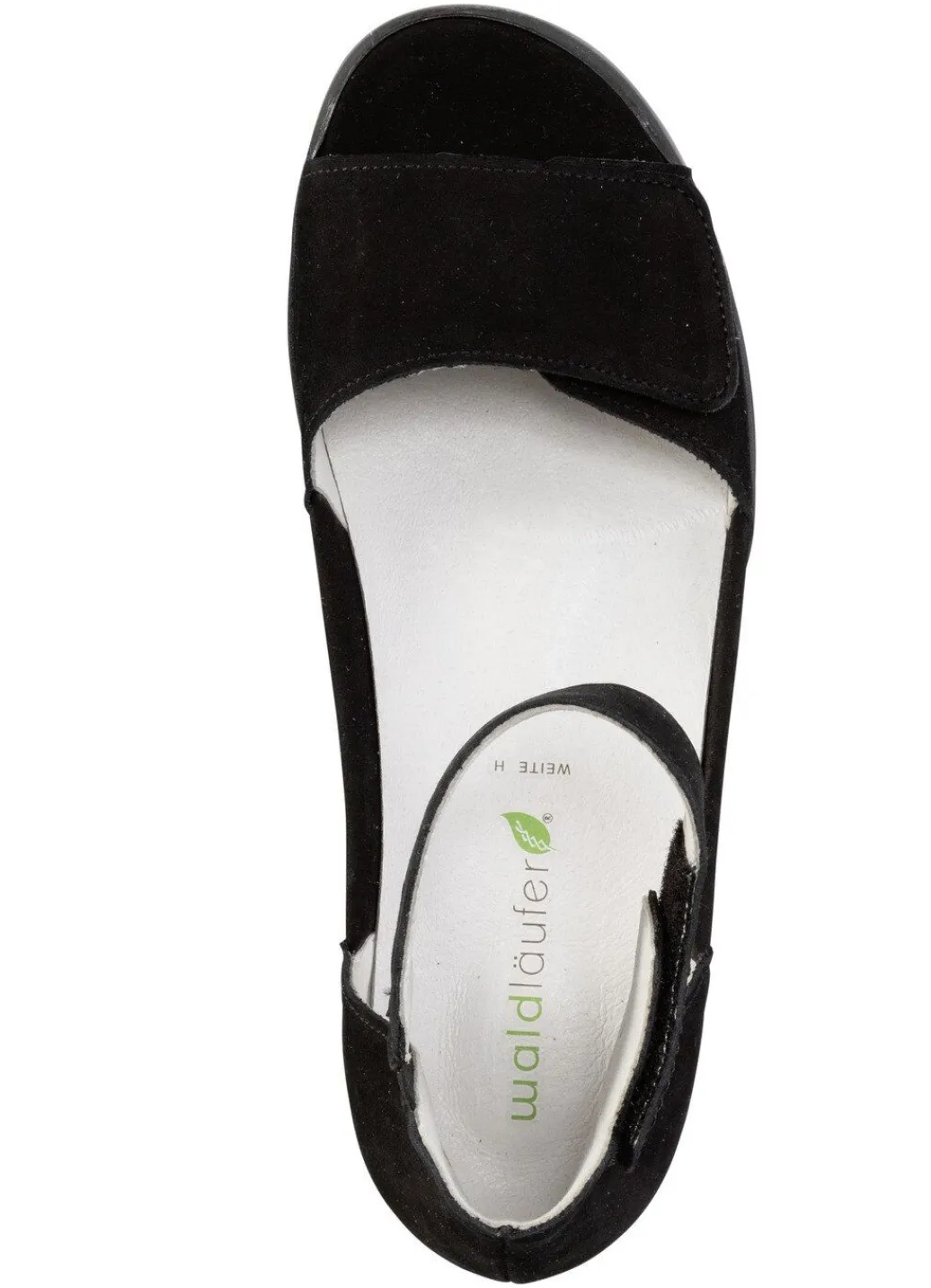 Best Waldläufer Sandale mit herausnehmbarem Lederfußbett Damen Sandalen