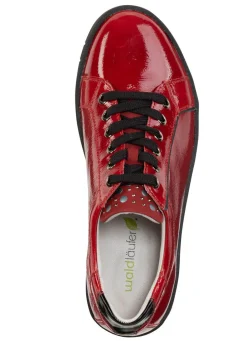 Clearance Waldläufer Schnürschuh aus weichem Knautschlackleder Damen Sneaker & Sportschuhe|Schnürschuhe