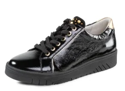 Best Waldläufer Schnürschuh aus weichem Knautschlackleder Damen Sneaker & Sportschuhe|Schnürschuhe