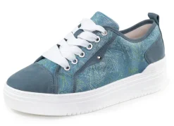 Online Waldläufer Schnür-Sneaker mit verspieltem Druck Damen Sneaker & Sportschuhe|Schnürschuhe