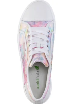 New Waldläufer Schnür-Sneaker mit verspieltem Druck Damen Sneaker & Sportschuhe|Schnürschuhe
