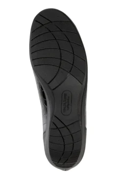 Discount Waldläufer Slipper aus krokogeprägtem Lackleder und Nappaleder Damen Slipper